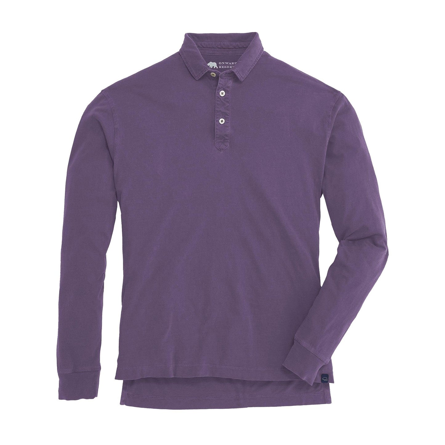 Perry Long Sleeve Polo - Loganberry - Onward Reserve