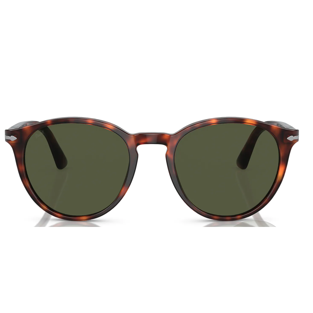 Havana With Green Persol Sunglasses