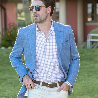 Blue Windowpane Sport Coat - Onward Reserve