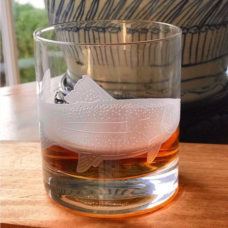 Trout Double Old Fashioned Glasses - Onward Reserve